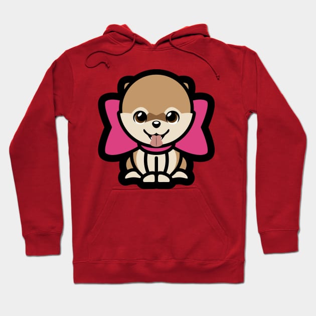 Pomeranian Tooniefied Hoodie by Tooniefied